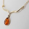 Italian Made Elegant German Baltic Amber Necklace in 9ct solid Gold- GN0036 RRP£375!!!