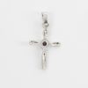 AMBER CROSS PENDANT BALTIC UNIQUE HANDMADE in 925 SILVER-PD116 RRP£25!!
