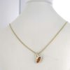 Italian Handmade Modern Elegant German Baltic Amber Pendant in 9ct Gold -GP0149 RRP£125!!!