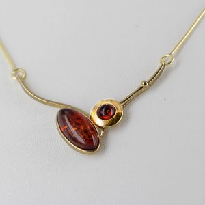 Italian Handmade German Baltic Amber Necklace in 9ct solid Gold- GN0061 RRP£595!!!