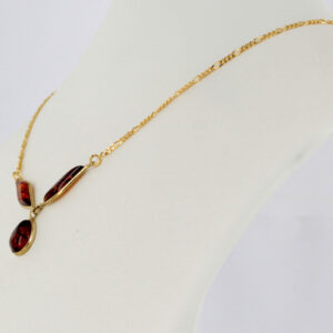 Italian Handmade German Baltic Amber Necklace in 9ct solid Gold- GN0017H RRP£525!!!