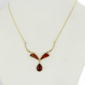 Italian Handmade German Baltic Amber Necklace in 9ct solid Gold- GN0074 RRP£525!!!