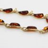 ITALIAN HANDMADE GERMAN BALTIC AMBER BRACELET IN 9CT solid GOLD GBR062-RRP£695!!!