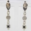Italian Style Elegant German Baltic Amber 925 Silver Earrings E0099 RRP£40!!!