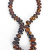 Dominican Blue Amber Natural Beaded Necklace First Grade Amber A0107 RRP£4950!!