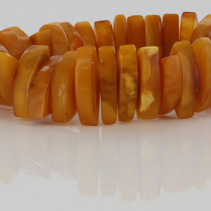 German Antique Butterscotch Elegant Handmade Baltic Amber Bracelet W024 RRP£475!