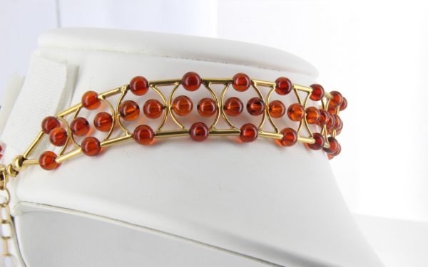 Italian Handmade German Amber Necklace/Choker in 18ct solid Gold GN0107 RRP£3000!!!