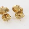 Italian Made Exquisite German Baltic Amber In 9ct Gold Studs GS0085 RRP£125!!!