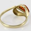 Italian Unique Handmade German Baltic Amber Ring in 9ct solid Gold- GR0165 RRP £195!!!