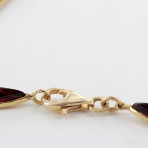Italian Handmade German Baltic Amber Necklace in 9ct solid Gold- GN0033 RRP£1295!!!
