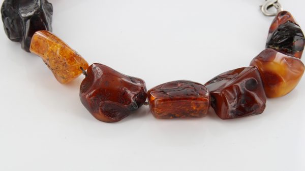 German Baltic Amber Natural Unique Bead Necklace Handmade A300 – RRP£1495!!!