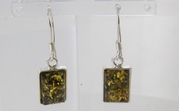 Italian Style Elegant German Baltic Amber 925 Silver Earrings E0110 RRP£40!!!