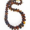 Dominican Blue Amber Natural Beaded Necklace First Grade Amber A0107 RRP£4950!!