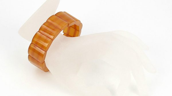 Butterscotch Handmade Russian Amber Bracelet Genuine Vintage W014 RRP£475!!!