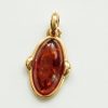 Italian Handcrafted 14ct solid Gold Pendant with German Baltic Amber GP0870 RRP£325!!!