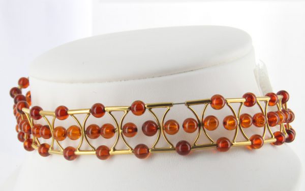 Italian Handmade German Amber Necklace/Choker in 18ct solid Gold GN0107 RRP£3000!!!