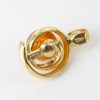 Italian Handcrafted 18ct solid Gold Pendant with German Amber GP0998 RRP£275!!!
