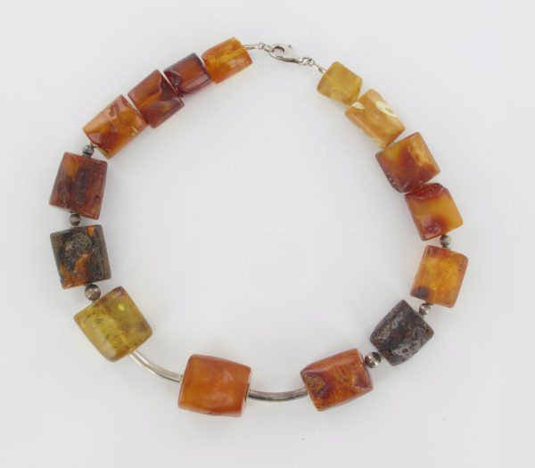 German Baltic Amber Natural Unique Bead Necklace Handmade A325 – RRP£1450!!!