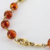 Italian Handmade German Amber Necklace in 18ct solid Gold Setting GN0101 RRP£3500!!!