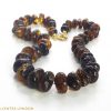 Dominican Blue Amber Natural Beaded Necklace First Grade Amber A0107 RRP£4950!!
