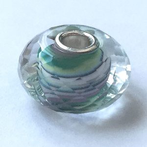 GENUINE TROLLBEADS FACETED MURANO CHARM-SPECIAL BEAD -63902 RRP£45!!!