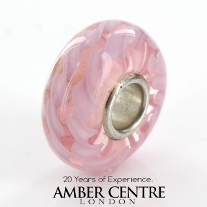 Geniune Trollbeads Handmade Murano Glass Charm Universal Pink Dream 64xxx-10 RRP£35!!!