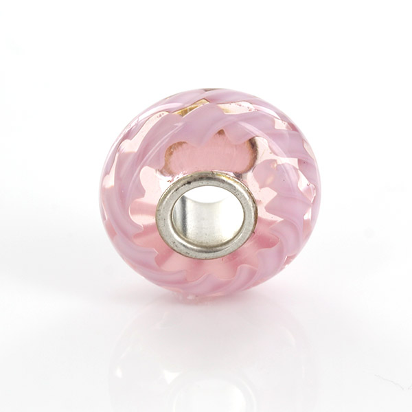 Geniune Trollbeads Handmade Murano Glass Charm Universal Pink Dream 64xxx-10 RRP£35!!!