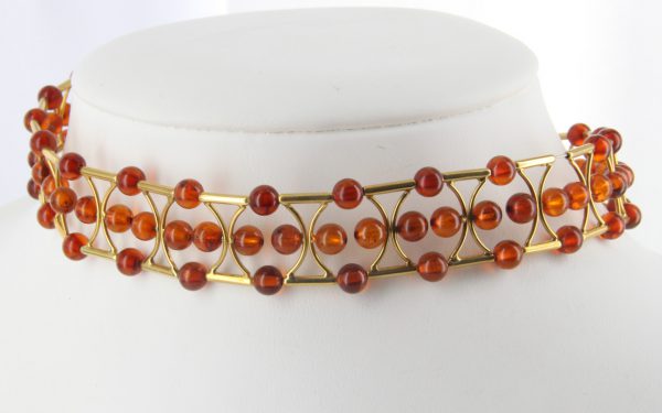 Italian Handmade German Amber Necklace/Choker in 18ct solid Gold GN0107 RRP£3000!!!