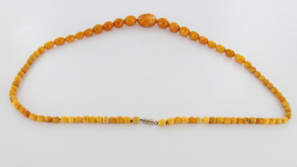 Antique German Baltic Amber Unique Butterscotch Beaded Necklace A0125 RRP£2950!!