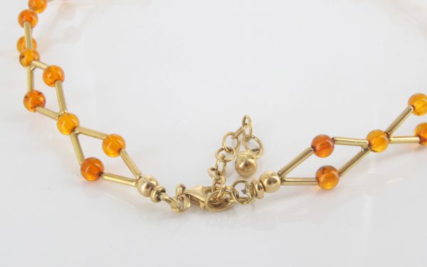 Italian Handmade German Amber Necklace/Choker in 18ct solid Gold GN0106 RRP£1950!!!