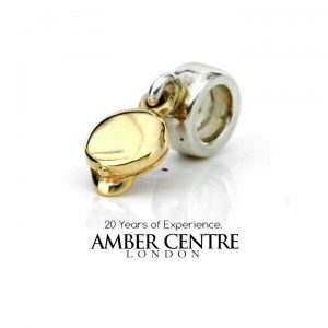 Genuine Pandora Silver 925 ALE Charm with 14ct Gold - Hat - 790118 RRP £95!!!