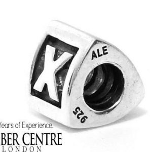 Genuine Pandora Silver 925 ALE Charm - Letter X - 790323X - RRP£30!!!