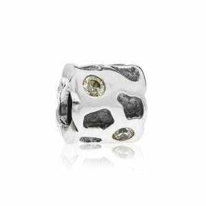 PANDORA Genuine 925 ALE and Champagne Zirconia Pond Charm 790336CCZ RRP£50!!!