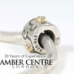 PANDORA Silver, 14ct Gold and Diamond Life's Path Charm 790419D RRP£195!!!