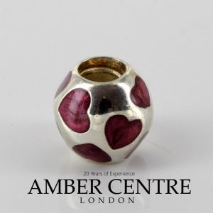 Genuine PANDORA Silver and Purple Enamel "Love Me" Charm 790543EN21 RRP£55!!!