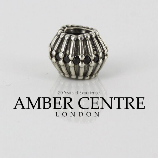 Genuine PANDORA Silver and Black Zirconia Showstopper Charm 790545CZK RRP£125!!!