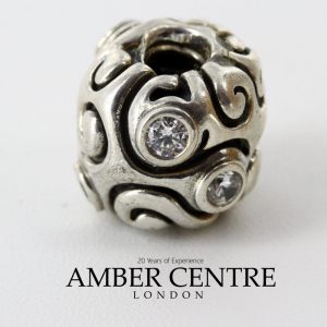 Pandora Silver S925 ALE White ZIRCONIA LARGE DAY DREAM Charm - 790869CZ RRP£125!!!