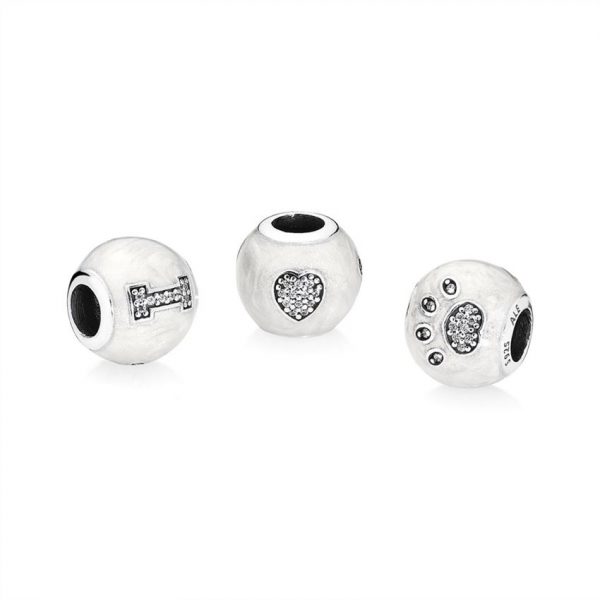 PANDORA Genuine STERLING SILVER S925 ALE-"I LOVE PETS" CHARM-791712CZ RRP£55!!!