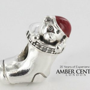 PANDORA Genuine S925 ALE-CHRISTMAS STOCKING SILVER CHARM-791773CZ RRP£65!!!