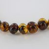 German Baltic Amber Natural Unique Bead Necklace with organic inclusions Handmade A301 RRP£3950!!!