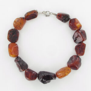 German Baltic Amber Natural Unique Bead Necklace Handmade A300 – RRP£1495!!!