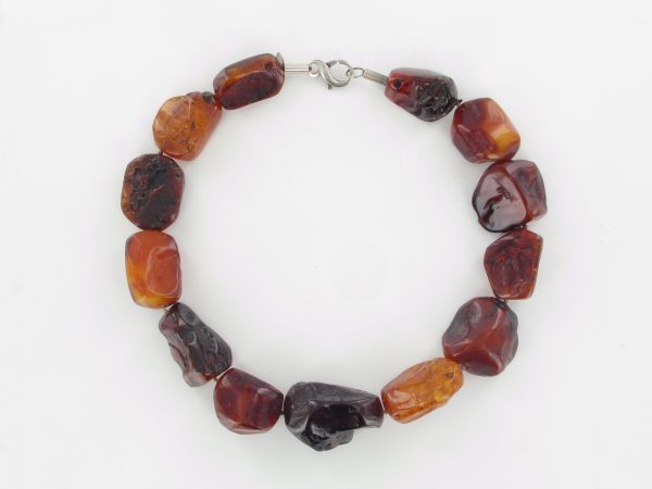 German Baltic Amber Natural Unique Bead Necklace Handmade A300 – RRP£1495!!!