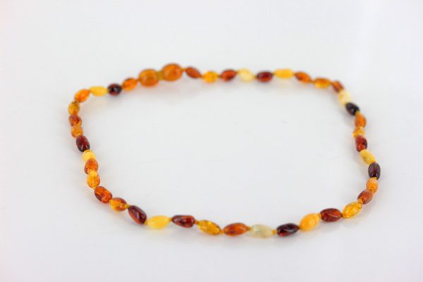 Teething Baby/Child Necklace Genuine Natural Multicoloured Baltic Amber A09238 RRP£25!!!