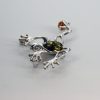 Italian Design Handmade Frog Brooch in 925 Sterling Silver Baltic Amber BD057 RRP£80!!!