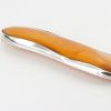 Antique Butterscotch Baltic Amber Handmade 925 Silver Brooch BD066 RRP£2500!!!