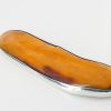 Antique Butterscotch Baltic Amber Handmade 925 Silver Brooch BD066 RRP£2500!!!