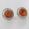 Classic German Baltic Amber Handmade Stud Earrings 925 Silver ST0031 RRP£ 39!!!