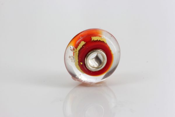 Genuine Trollbeads Handmade Root Chakra Charm contains 22ct gold 62001 RRP£40!!!