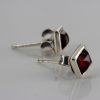 Classic German Baltic Amber Handmade Stud Earrings 925 Silver ST0041 RRP£13!!!