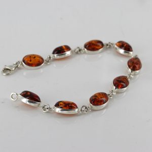 Italian Handmade German Baltic Amber Set 925 Sterling Silver- SET25 RRP£199!!